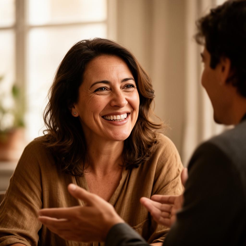 Une conversation chaleureuse et authentique